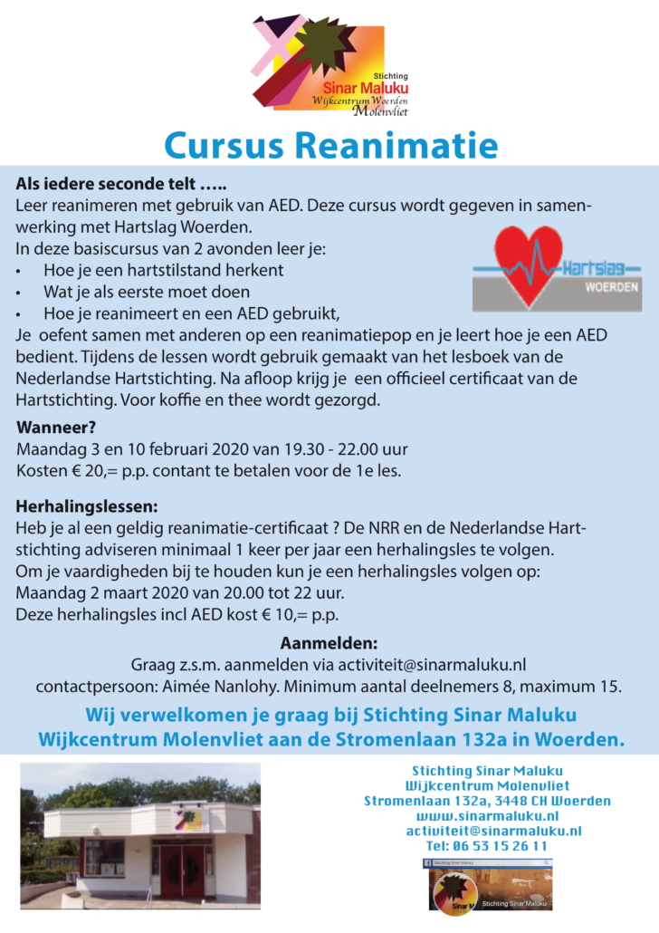 Flyer Reanimatie Molenvliet